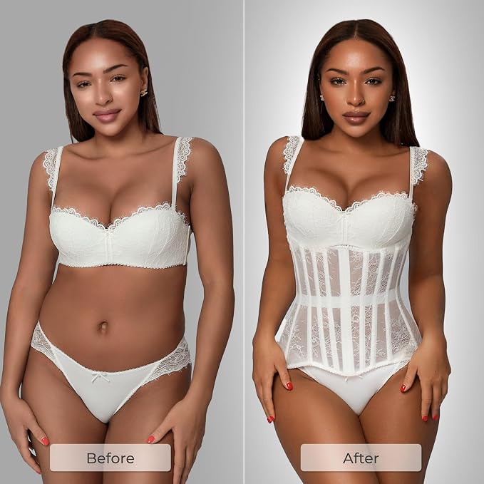 White Lace - Measure Your Body & Use the Size Chart!