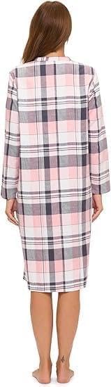 Grey Pink Plaid