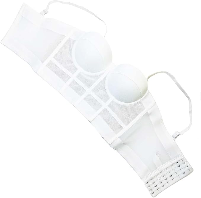 Mesh Breath Crop Top White