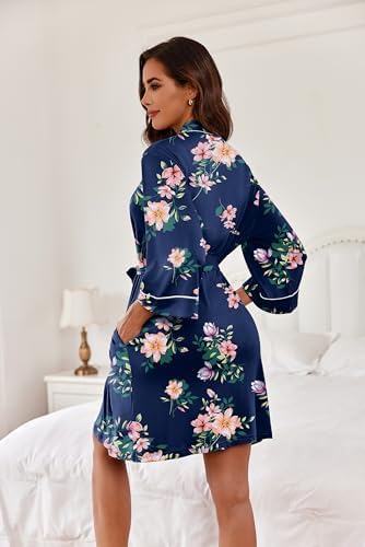 Navy Blue Floral