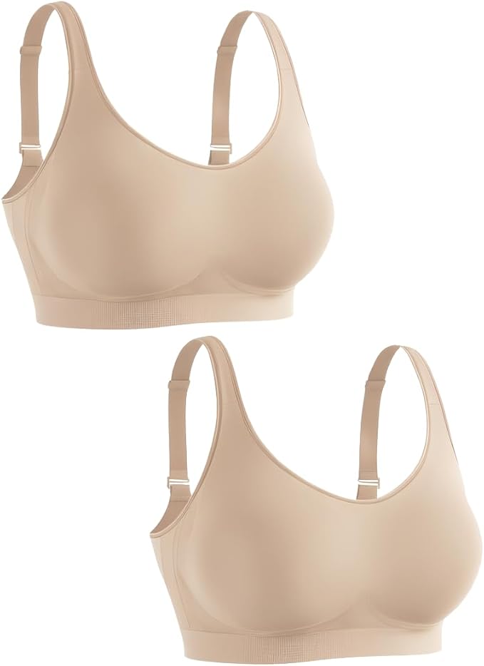 Nude 2 Pack, Adjustable Straps