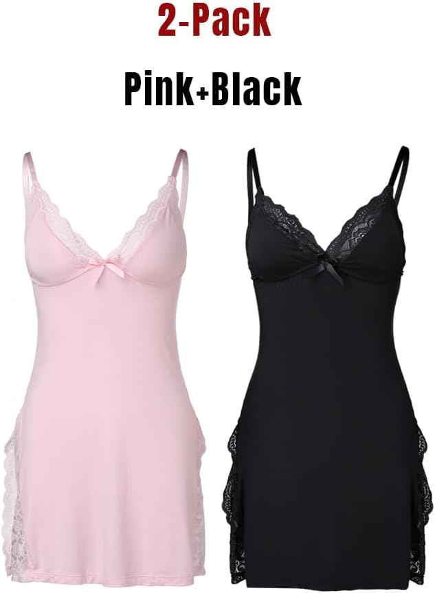 2-pack Pink+black
