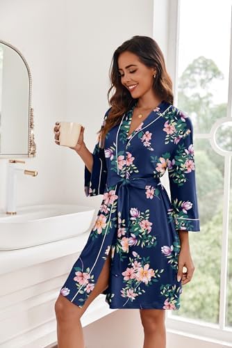 Navy Blue Floral
