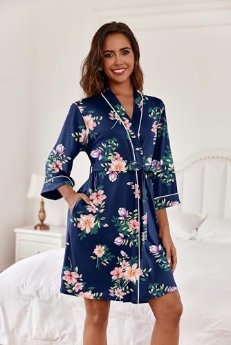 Navy Blue Floral