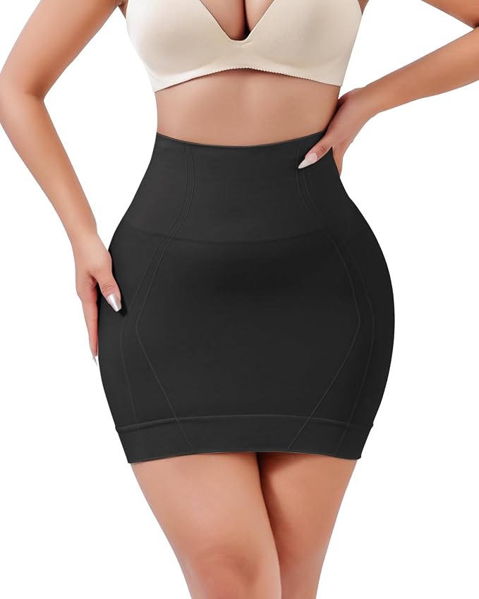 Black-half Slip With Non Slip Strip