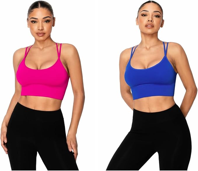 3 Pack-black+royal Blue+hot Pink