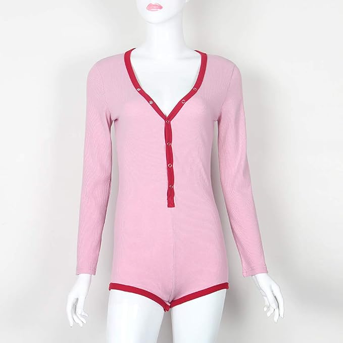 B-long Sleeve-deep Pink&wine Red