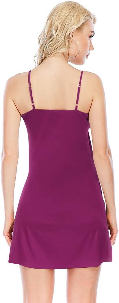 V Neck-purple