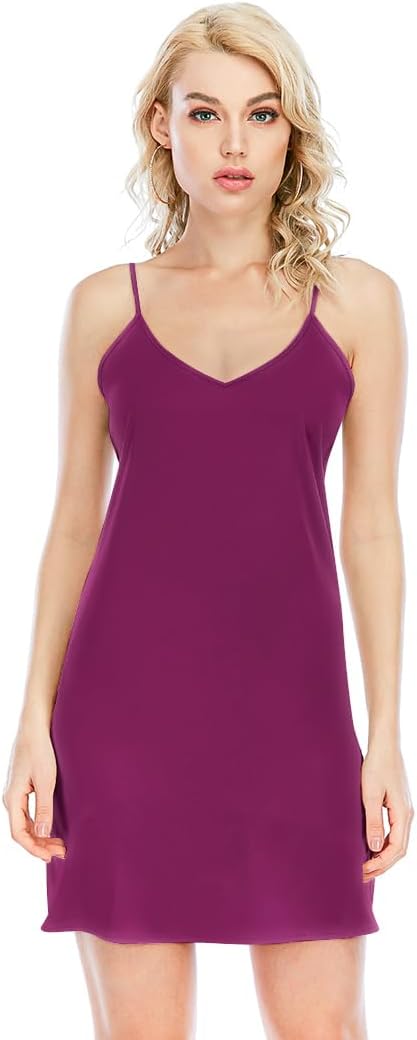V Neck-purple