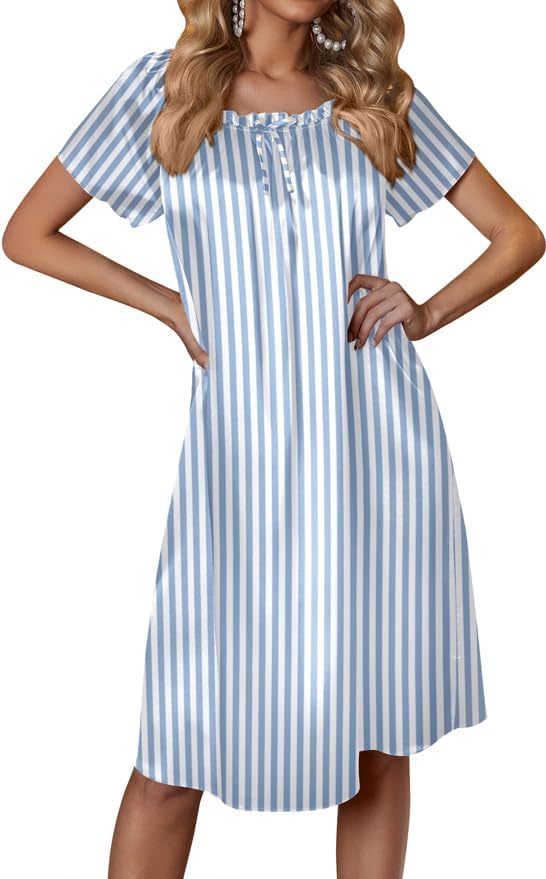 Blue Vertical Stripes