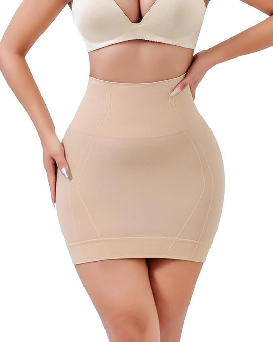 Beige-half Slip With Non Slip Strip