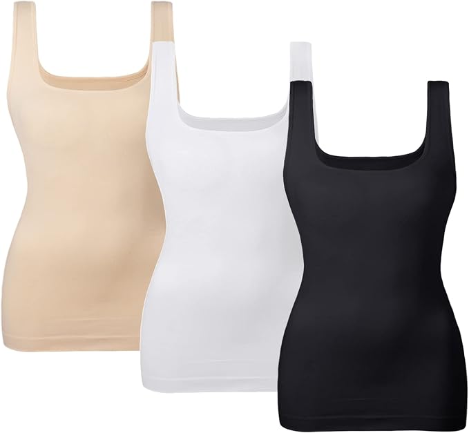 Black/White/Nude 3pk