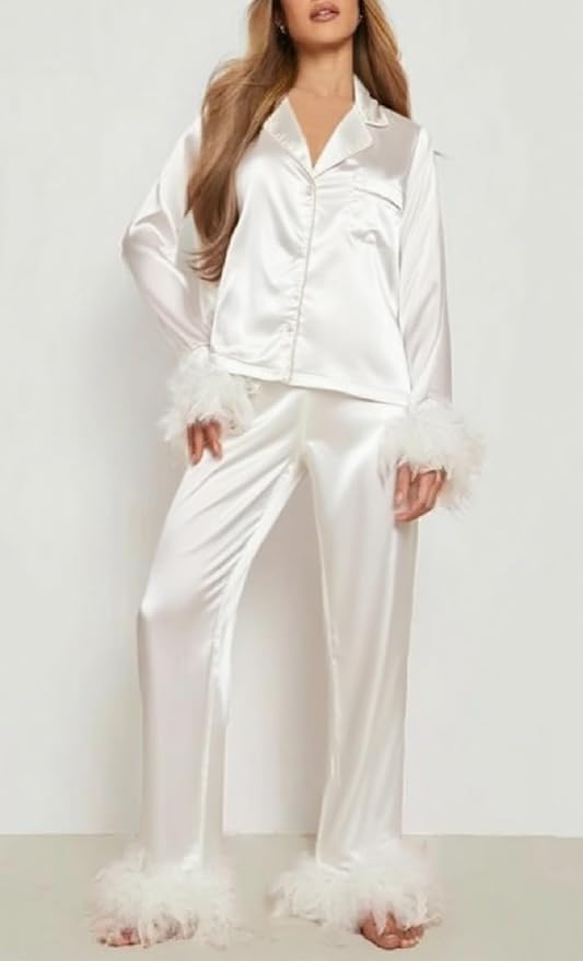 Silky Satin White