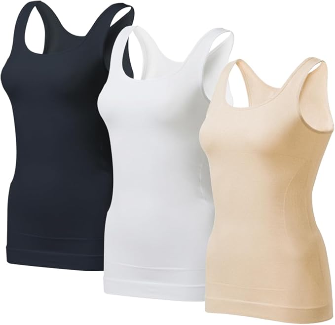 Black/White/Nude 3pk