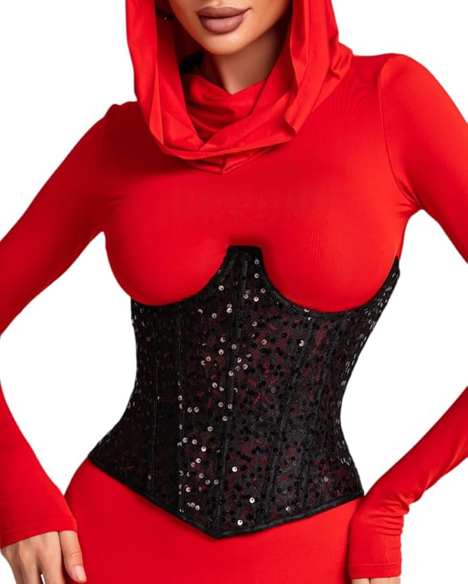 Shine Black - Measure Your Body & Use the Size Chart!