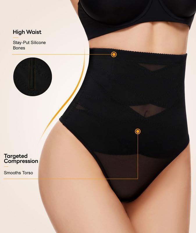 #02-1pc Black-high Waisted