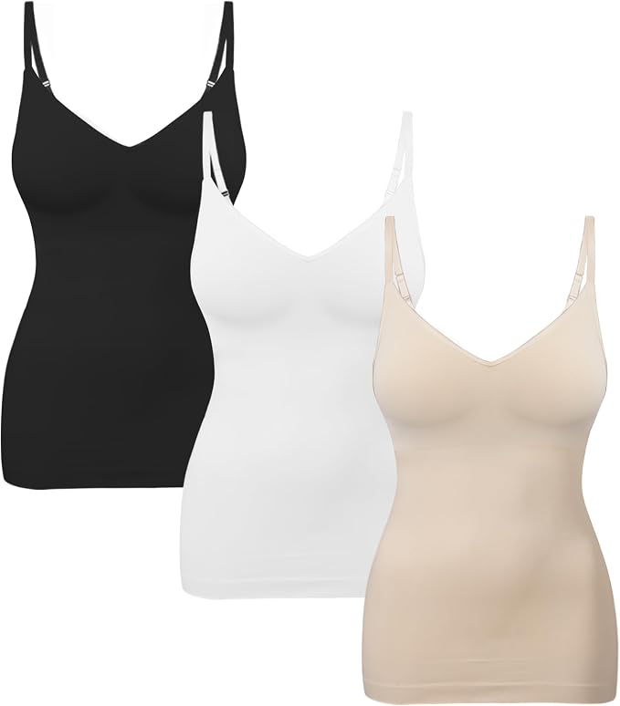 Black/White/Nude 3pk