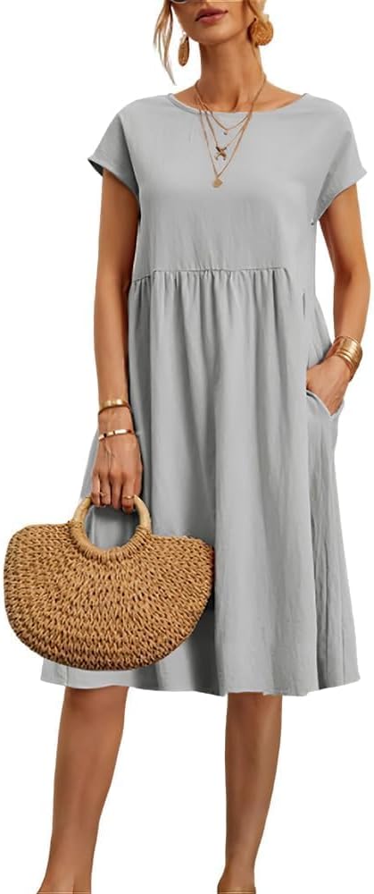 Grey Midi Dress