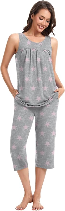 Pink Star Grey