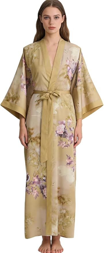 Pocket Flower and Bird Diagram in Beige - C