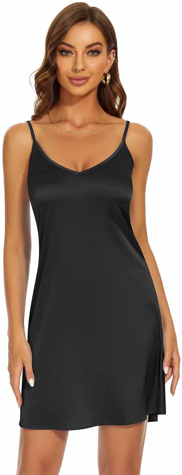 V Neck-black