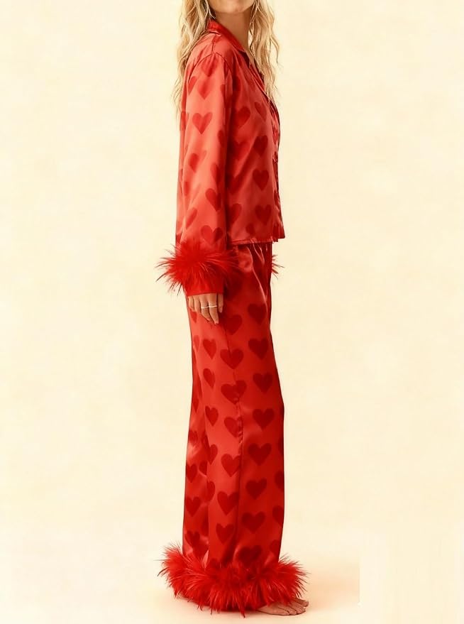Silky Heart Red