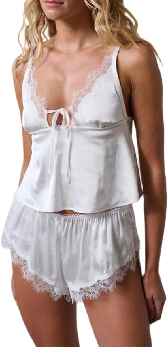 Lace Trim White