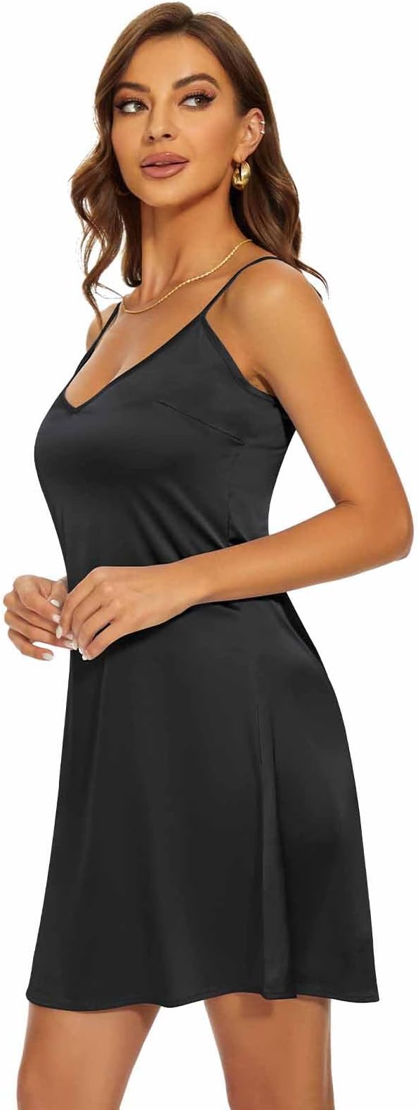 V Neck-black
