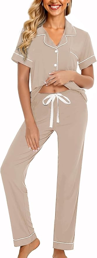 Pale Champagne With White Color Piping