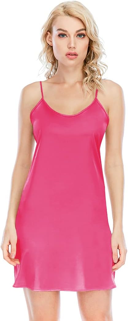 O Neck-hot Pink