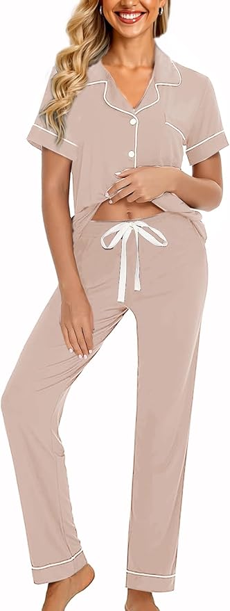 Pale Blush With White Color Piping