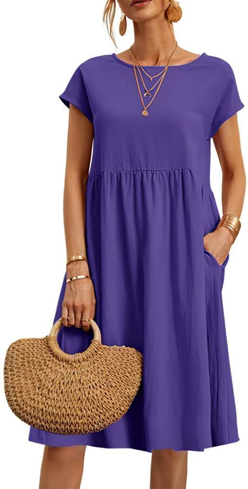 Purple Midi Dress