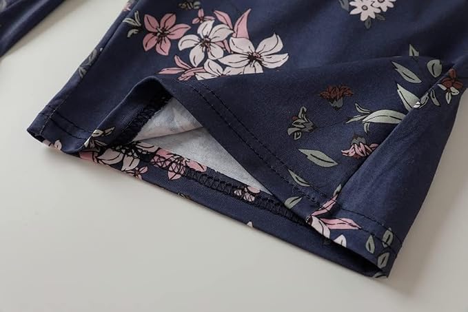 Navy Blue Floral