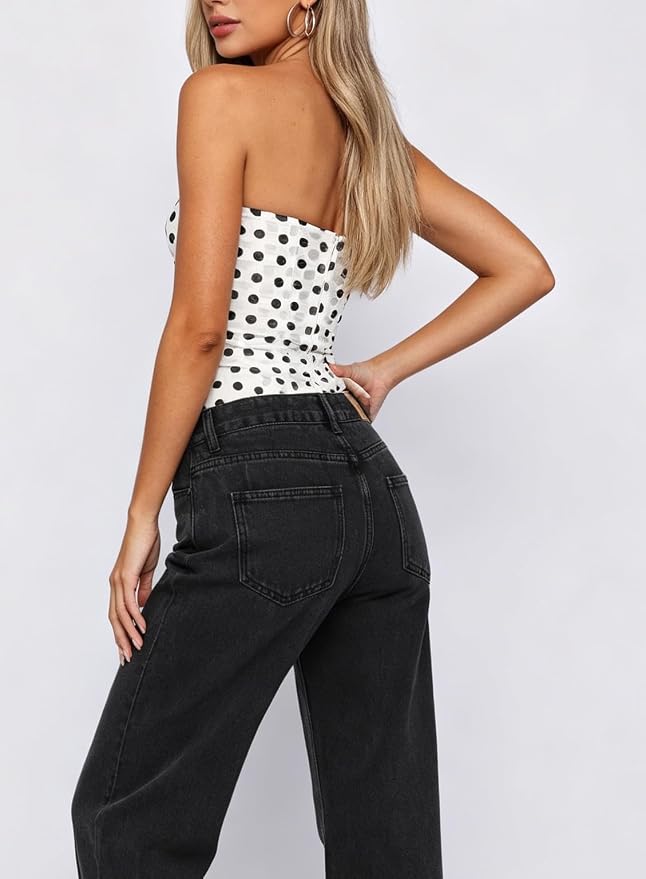Polka Dots White