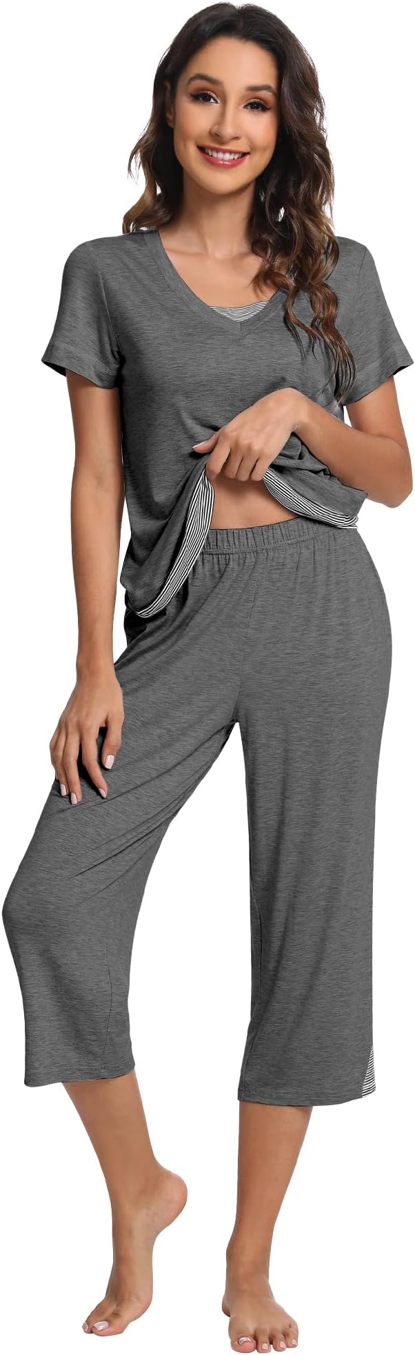 A-dark Heather Grey