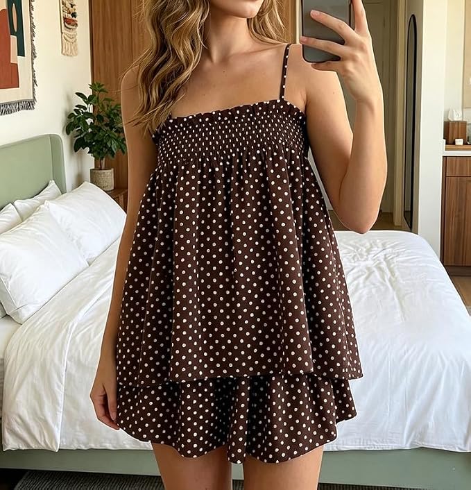 Polka Dot Brown