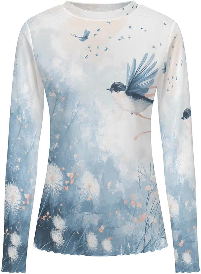 Blue Bird Print