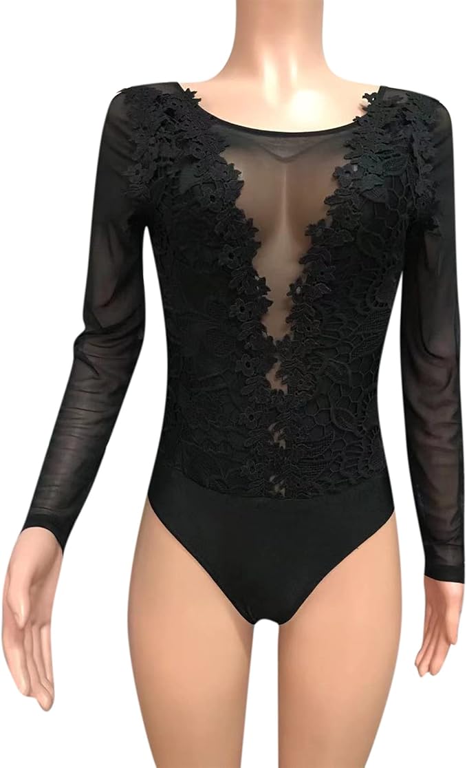 A Black Long Sleeve (Low Back)