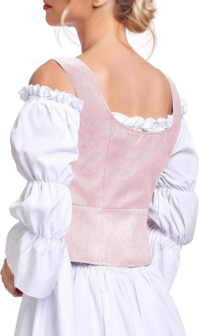 Jacquard Pink Corset