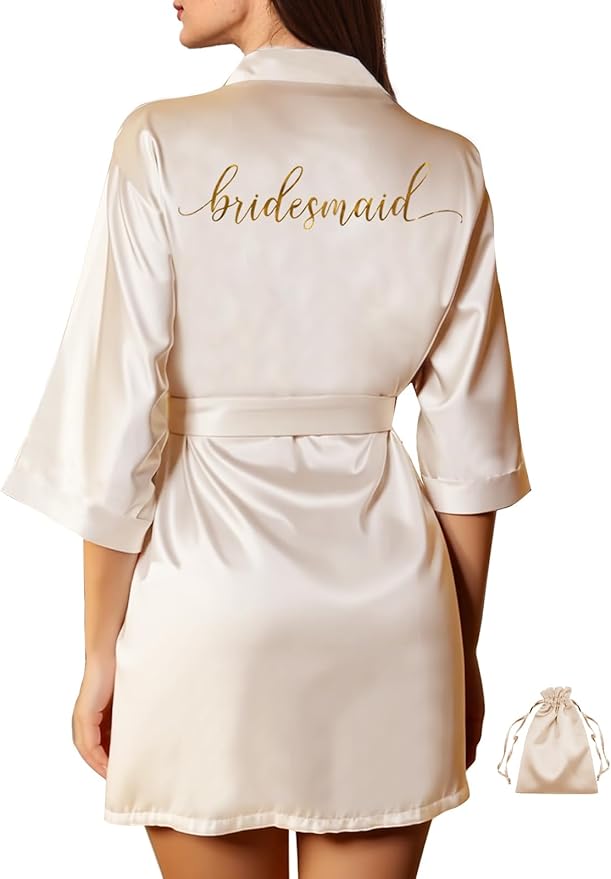 Pale Champagne-bridesmaid