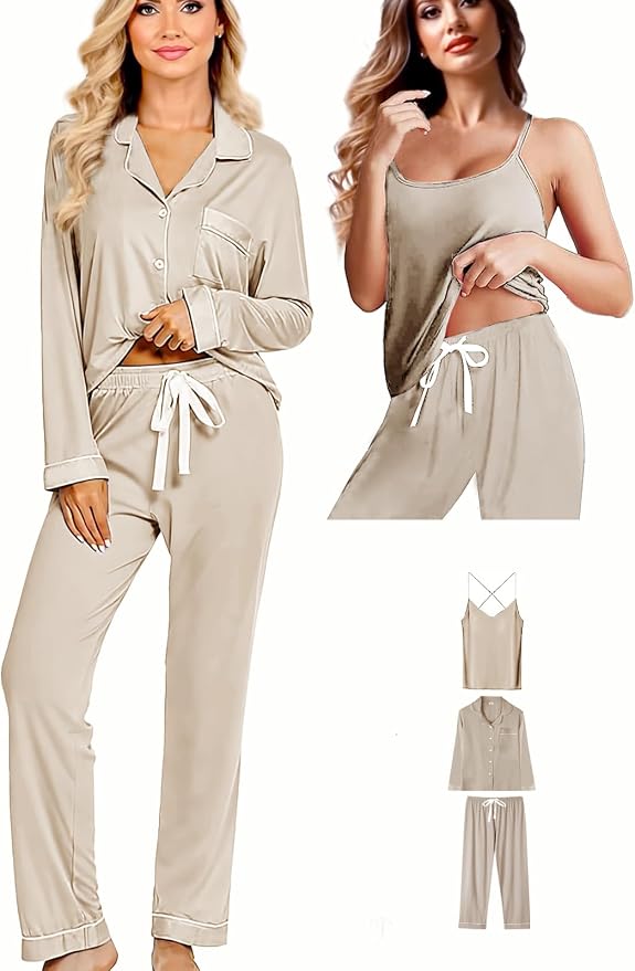 Pale Champagne With White Color Piping