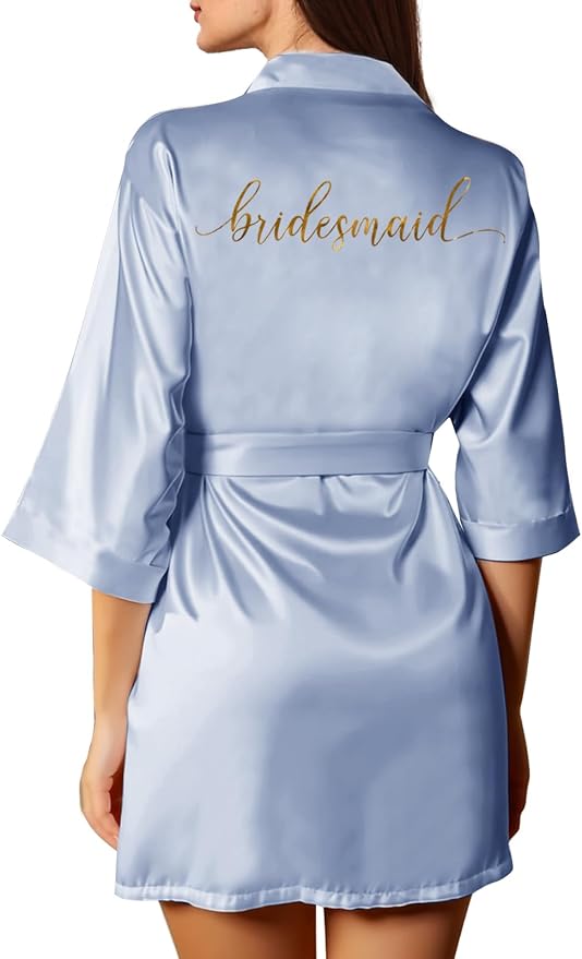 Dusty Blue-bridesmaid