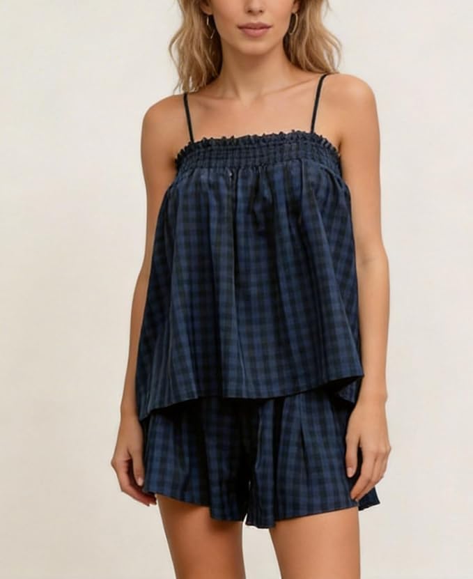 B-plaid Dark Blue