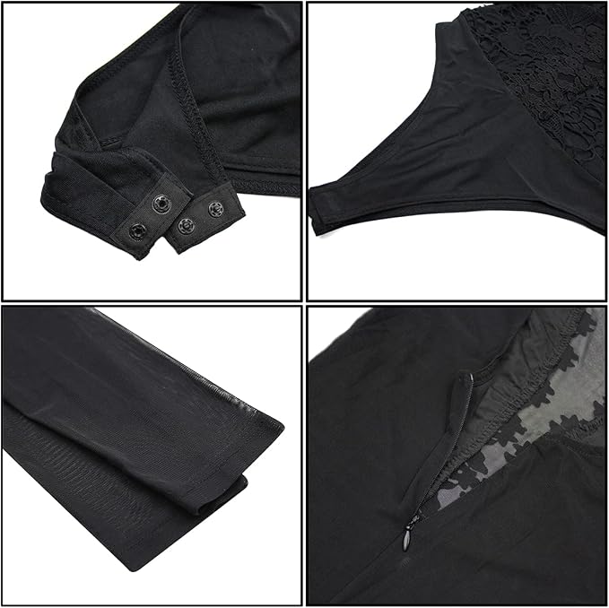 A Black Long Sleeve (Low Back)