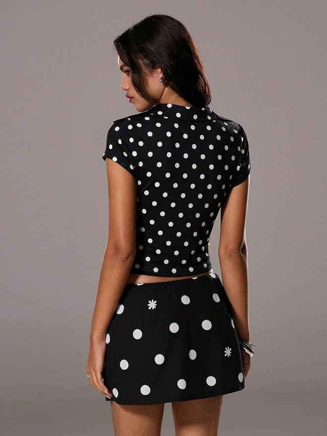 Polka Dots Black