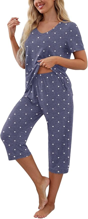 Dot-navy Blue