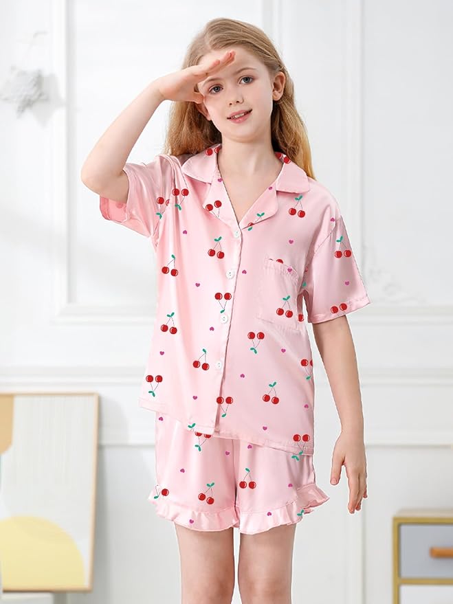 Bright Pink Cherry Heart