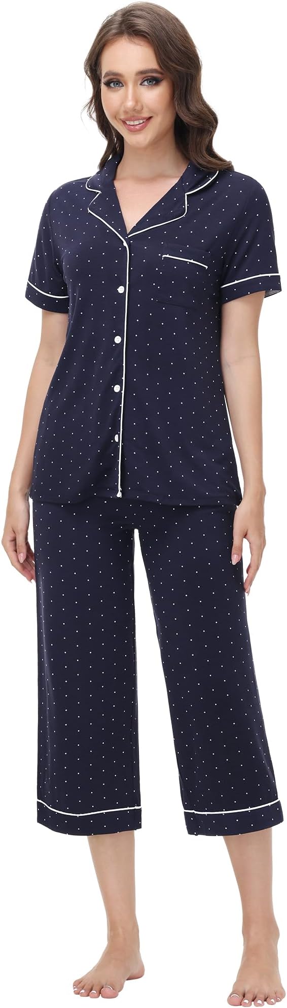 C-navy/White Dots