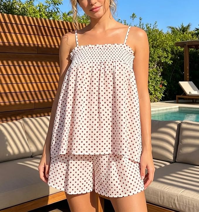 Polka Dot Red White