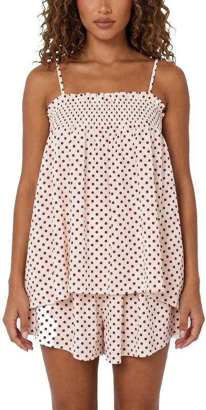 Polka Dot Red White